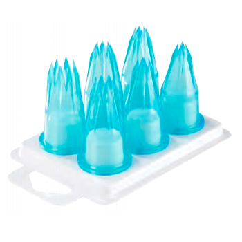 Mallard Ferriere Polycarbonate Piping Nozzles (Box of Six Assorted Star Nozzles)